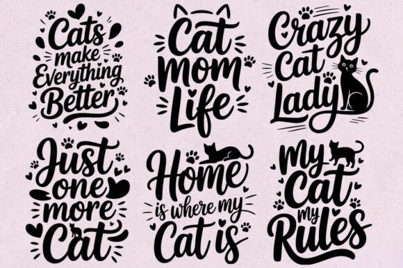 Cat Lover Quotes SVG Bundle: Funny, Cute, and Ready for Real Embroidery?