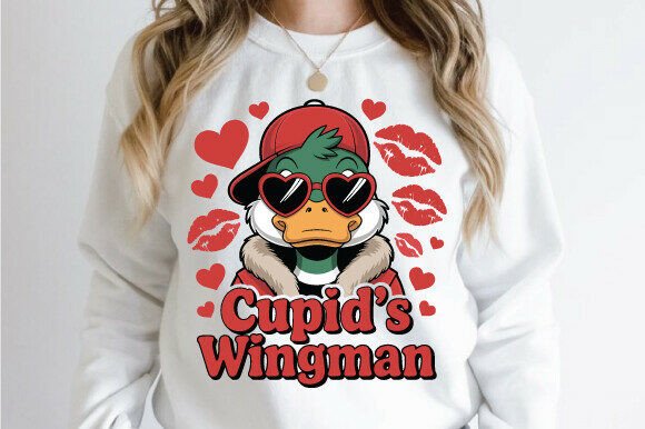 Cupid’s Wingman Valentine Duck SVG PNG Review