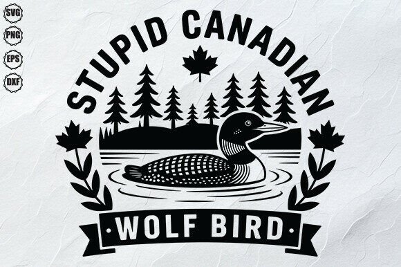 Funny Canadian Loon SVG Wildlife Meme Review