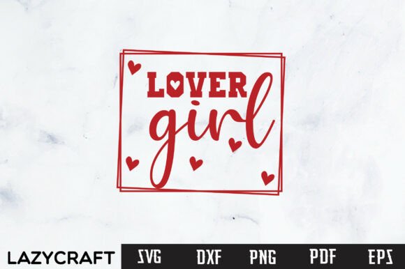 Lover Girl SVG for Fun Valentine Embroidery Projects